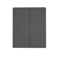 Sonoff inteligentny 2-kanałowy przełącznik ścienny Wi-Fi czarny (M5-2C-80)