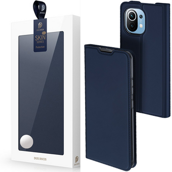 DUX DUCIS Skin Pro kabura etui pokrowiec z klapką Xiaomi Mi 11 niebieski