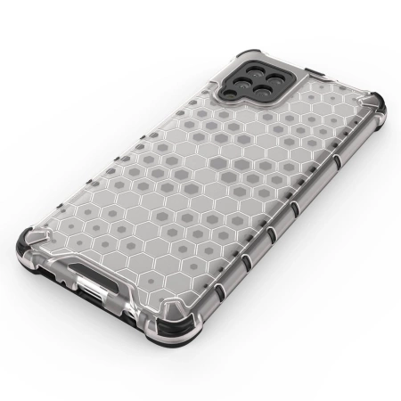 HURTEL POKROWIEC HONEYCOMB PANCERNY DO SAMSUNG GALAXY A42 5G Z ŻELOWĄ RAMKĄ