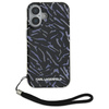 KARL LAGERFELD KLHCP16SHZBPKCCU CASE DO IPHONE 16 6.1 ZEBRA Z CORD Z WZOREM