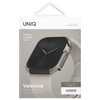 UNIQ ETUI VALENCIA DO APPLE WATCH SERIES 46MM TITANIUM SILVER PEŁNA OCHRONA