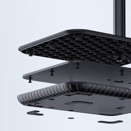 Acefast teleskopowy uchwyt do telefonu i tabletu (135-230mm szer.) na biurko 360° czarny (E4 black)