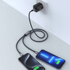 PALPRO KABEL 3X USB-C LIGHTNING SZYBKIE ŁADOWANIE DO SAMSUNG APPLE 100W 1M