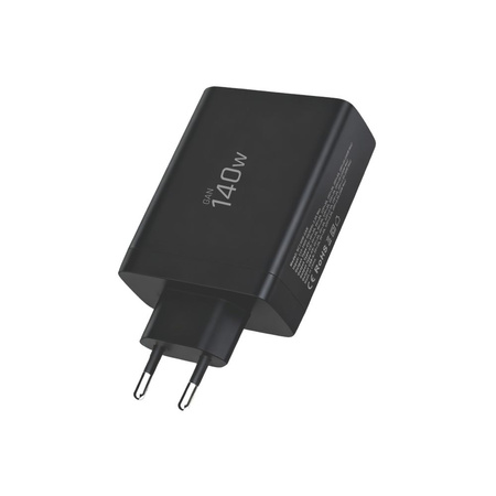 TECH-PROTECT NC140W-GAN 4-PORT NETWORK CHARGER PD 140W / QC3.0 BLACK