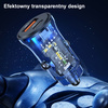 USAMS ŁADOWARKA SAMOCHODOWA 30W DO TELEFONÓW 1xUSB 1xUSB-C SZYBKI CHARGER