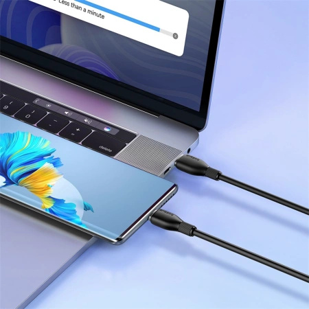Kabel Baseus Pudding Series USB-C - USB-C 100W 1,2m - czarny