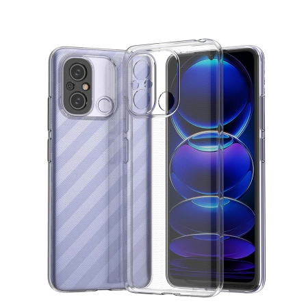 HURTEL POKROWIEC DO XIAOMI REDMI 11A 12C POCO C55 ETUI CIEŃKI PRZEZROCZYSTY