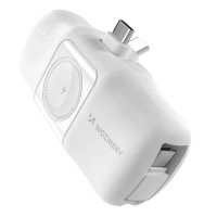 WOZINSKY MINI POWERBANK DO APPLE WATCH 5000MAH Z KABLEM USB-C ŁADOWANIE 15W