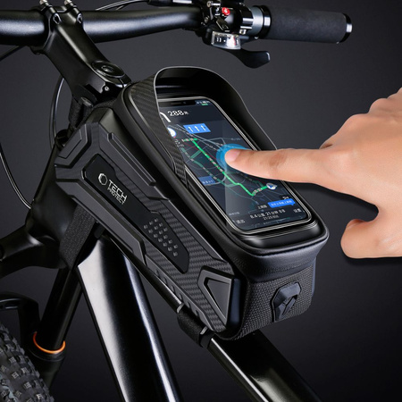TECH-PROTECT SAKWA DO ROWERU TORBA NA ROWER DO MONTAŻU UNIWERSALNEGO CZARNA