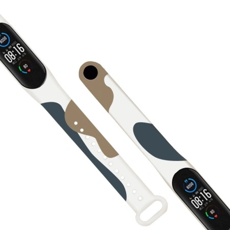 STRAP MORO OPASKA DO XIAOMI MI BAND 4 3 BRANSOLETKA PASEK WZÓR 12 ZEGAREK