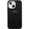 Etui Audi Carbon Fiber na iPhone 14 - czarne AU-TPUPCIP14-R8/D2-BK