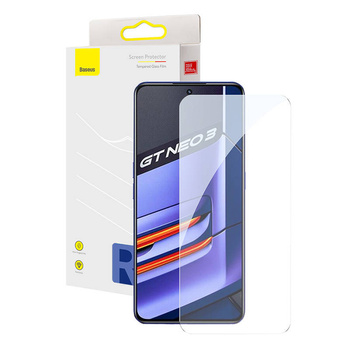 BASEUS SZKŁO HARTOWANE DO REALME GT NEO3 PEŁNA OCHRONA PRZED ZARYSIWANIEM