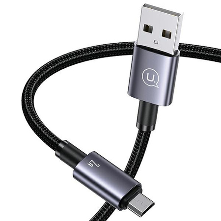 USAMS KABEL USB NA MICRO-USB 2A DO TELEFONÓW 1,2M Z SZYBKIM ŁADOWANIEM