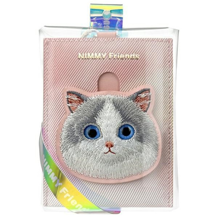 NIMMY PORTFEL DLA KOBIET BIG EYED PET 2.0 CAT DO NOSZENIA KART I DOKUMENTÓW