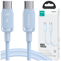 Kabel USB C - USB C 100W 1,2 m Joyroom S-CC100A14 – niebieski