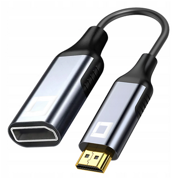 CO2 ADAPTER HDMI DO DISPLAYPORT 1.4 KABEL HDMI - DP FHD 240HZ 8K 60HZ HDR