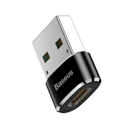 Baseus adapter przejściówka ze złącza USB Type-C na USB czarny (CAAOTG-01)
