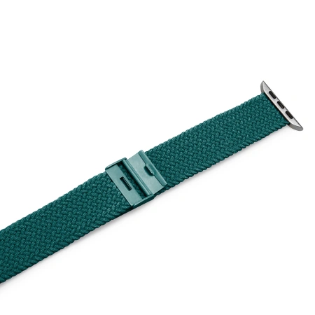 Pasek nylonowy Puro Loop do Apple Watch 42 / 44 / 45 / 49 mm - ciemnozielony