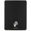 Karl Lagerfeld KLFC13RM24SAKCK iPad Air  13 2024/2025 Book Cover czarny/black Saffiano Magnetic Karl &Choupette