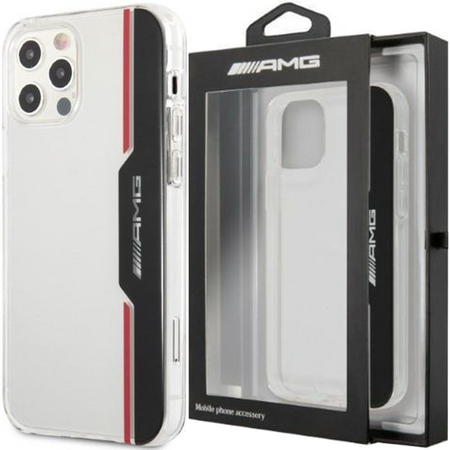 AMG AMHCP12MTVLBR iPhone 12/12 Pro 6,1" transparent hardcase Electroplate Vertical