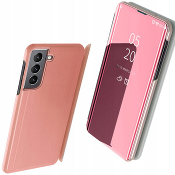 HURTEL CLEAR VIEW CASE ETUI DO SAMSUNG GALAXY S22+ Z KLAPKĄ I PODSTAWKĄ