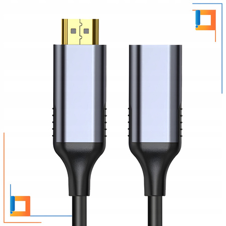 CO2 ADAPTER HDMI DO VGA KABEL PRZEJŚCIÓWKA KONWERTER FULL HD 1080P 60HZ