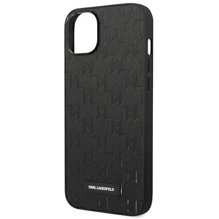 Karl Lagerfeld KLHCP14MSAKLHPK iPhone 14 Plus 6,7" hardcase czarny/black Saffiano Mono Metal Logo