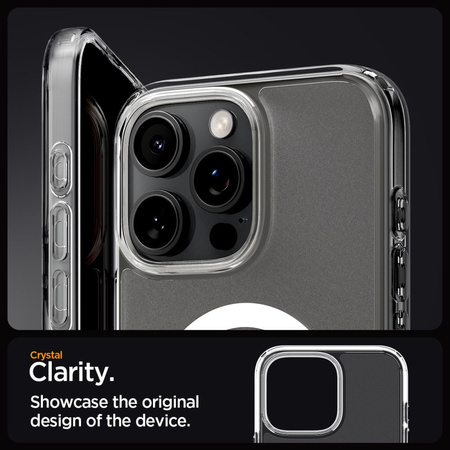 SPIGEN ULTRA HYBRID MAG CASE DO IPHONE 16 PRO Z DO MAGSAFE OCHRONĄ FROST