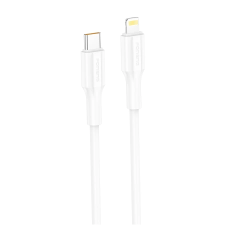 FONENG kabel XS01 USB-C - Lightning PD 27W 1M Biały