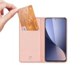 Etui z klapką, portfelem i podstawką Dux Ducis Skin Pro do Xiaomi Poco M6 Pro / Redmi 12/12R - różowe