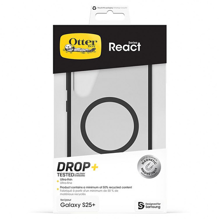 SAMSUNG ETUI OTTERBOX REACT MAGNET DO GALAXY S25+ OCHRONA Z ZABEZPIECZENIEM