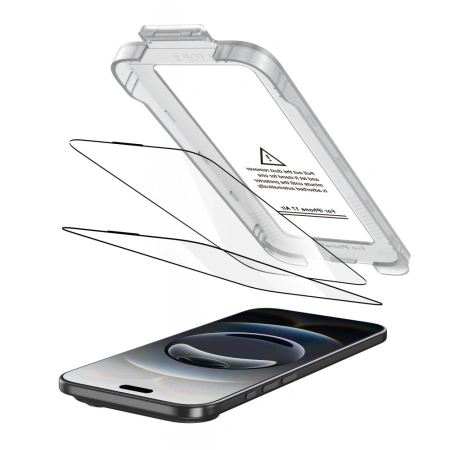TECH-PROTECT SZKŁO HARTOWANE QUICK SET+ 2-PACK DO IPHONE 17 AIR OCHRONA