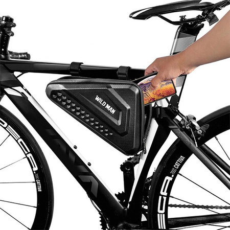 WILDMAN ETUI SAKWA NA RAMĘ ROWERU DO ROWERÓW 1L UCHWYT ROWEROWY CZARNE