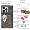 PINIT PRZYPINKI TATTOO PIN DO PINIT CASE DO APPLE IPHONE 12 13 14 15
