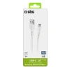 SBS KABEL USB-A DO USB-C 1,5M DO SMARTFONÓW ŁADOWANIE I TRANSFER DANYCH 15W
