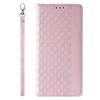Magnet Strap Case etui iPhone 14 pokrowiec z klapką portfel mini smycz podstawka różowe