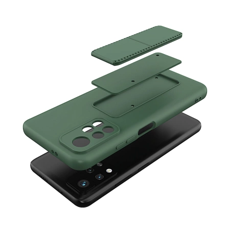 WOZINSKY ETUI Z PODSTAWKĄ DO XIAOMI REDMI NOTE 11S 11 KICKSTAND SILIKONOWE