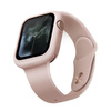 UNIQ etui Lino Apple Watch Series 4/5/6/SE 44mm. różowy/blush pink