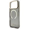 Etui Guess IML Glitters Script Strap     MagSafe do iPhone 17 Pro Max czarny