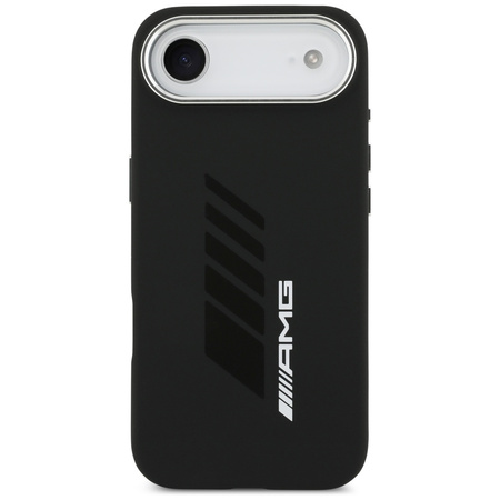 Etui AMG Silicone Oversize Rhombs        MagSafe do iPhone Air czarny