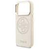 Etui Guess Perforated 4G MagSafe do      iPhone 17 Pro Max beżowy