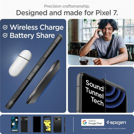 SPIGEN TOUGH ARMOR GOOGLE PIXEL 7 BLACK