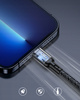 INNOSTYLE POWERFLEX KABEL USB LIGHTNING MFI SZYBKIEGO ŁADOWANIA DO IPHONE KEVLAR 2M CZARNY
