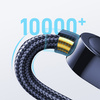 Joyroom kabel USB C – USB C 100W do szybkiego ładowania i transferu danych 1,2 m niebieski (S-CC100A4)