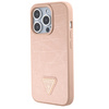 GUESS ETUI DO IPHONE 15 PRO MAX Z LOGO TRIANGLE I METALOWYM WYKOŃCZENIEM