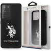 US Polo USHCS21LSLHRBK S21 Ultra G998 czarny/black Silicone Logo