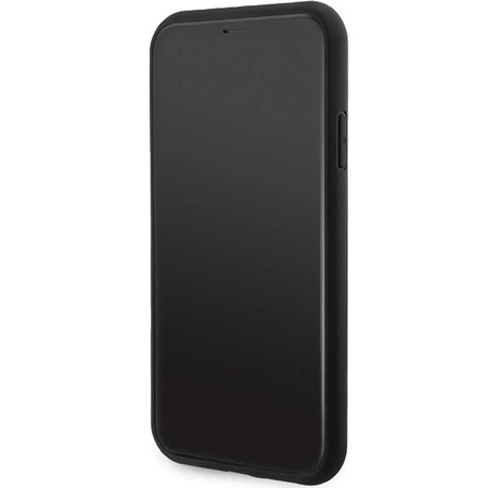 Etui Guess 4G Triangle Metal Logo na iPhone 11 / XR - czarne