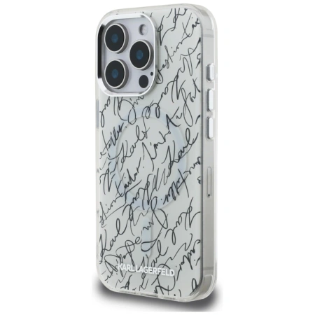KARL LAGERFELD ETUI IML KARL SCRIPT PATTERN MAGSAFE DO IPHONE 16 PRO