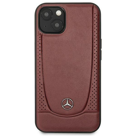 Mercedes MEHCP15SARMRE iPhone 15 6.1" czerwony/red hardcase Leather Urban Bengale