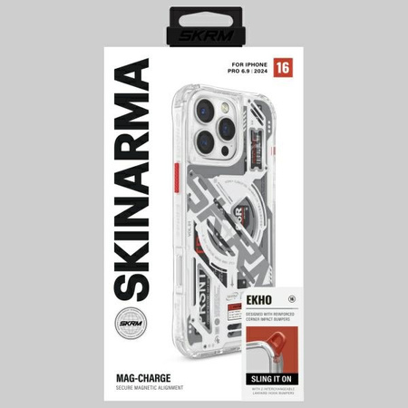 Skinarma etui Ekho iPhone 16 Pro Max     6.9 Magnetic Charging przezroczysty/clear